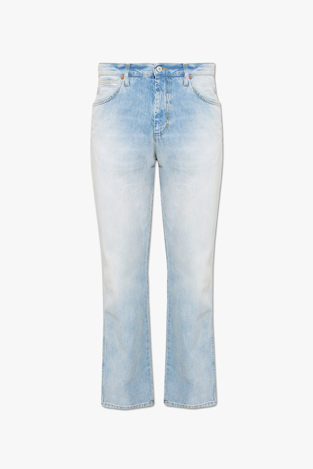 Gucci Bloom SchaferandweinerShops Pakistan Light blue Straight leg jeans Femme gucci